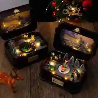 2024 Christmas Rotating Music Box