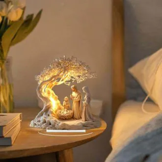 Holy Night Nativity Lamp
