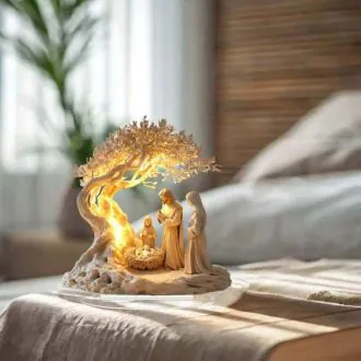 Holy Night Nativity Lamp